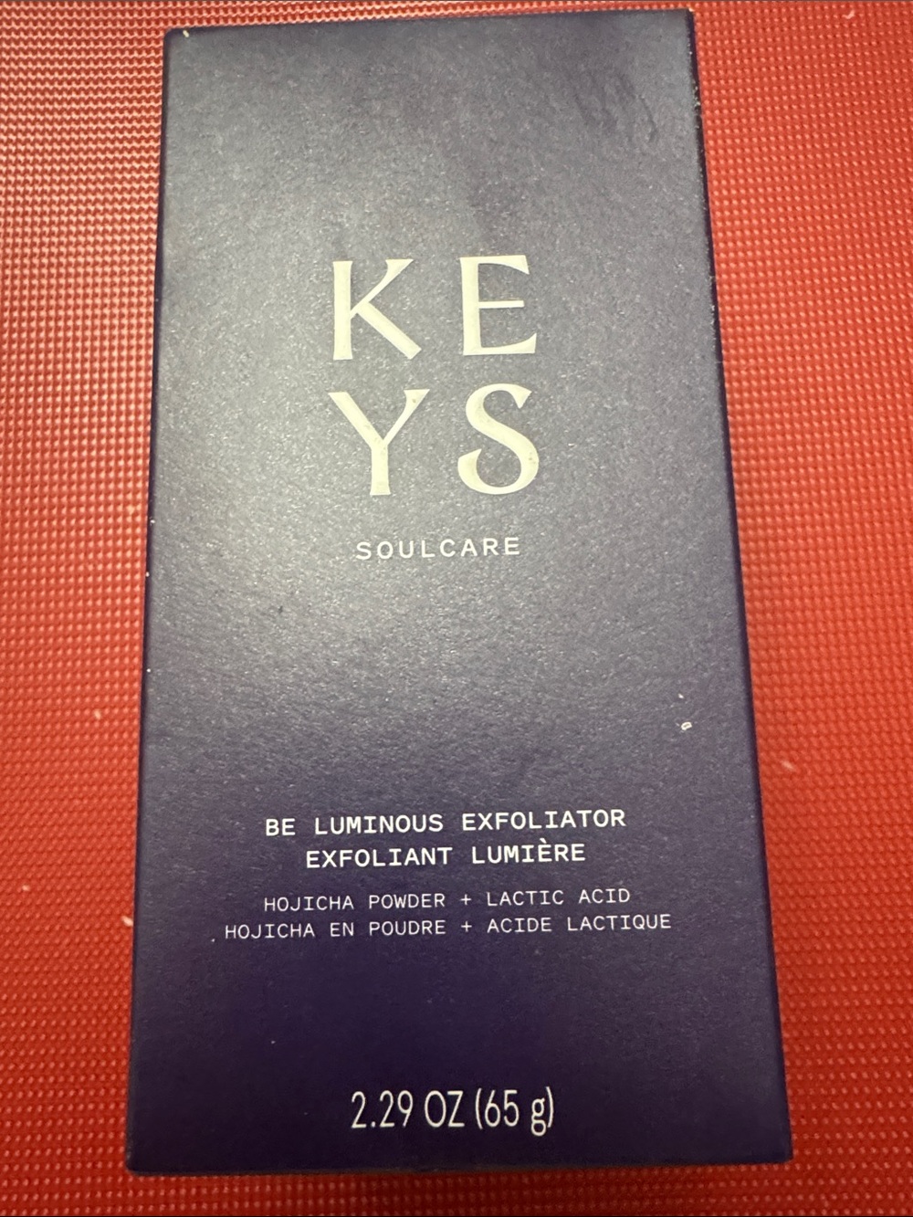KEYS Soulcare Be Luminous Exfoliator — Purple